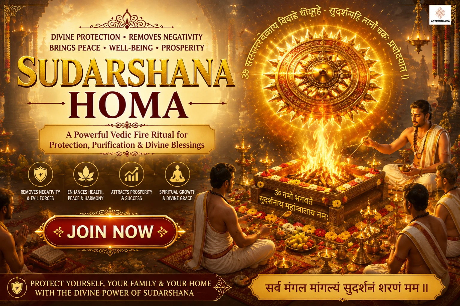 Benefits of Sudarshana Homam