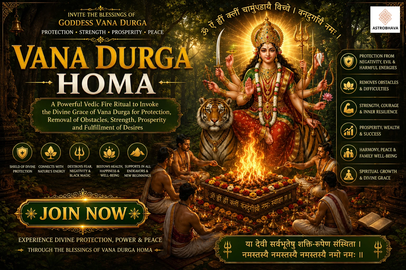 Powerful Vana Durga Homam