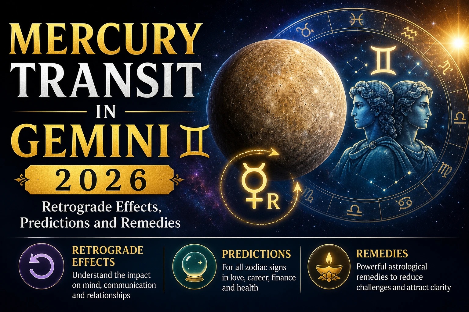 Mercury Transit in Gemini 2026