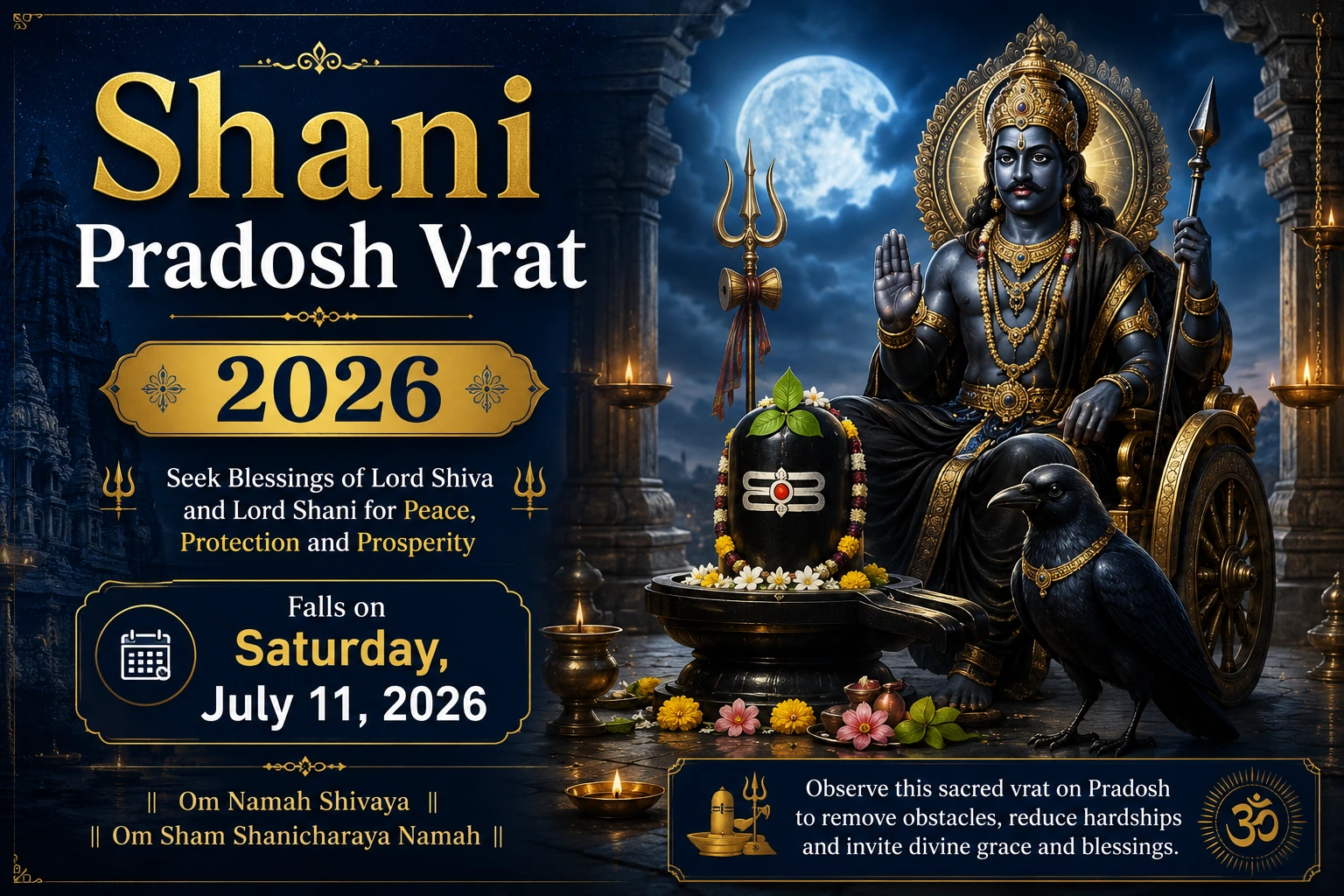 Shani Pradosh Vrat July 2026